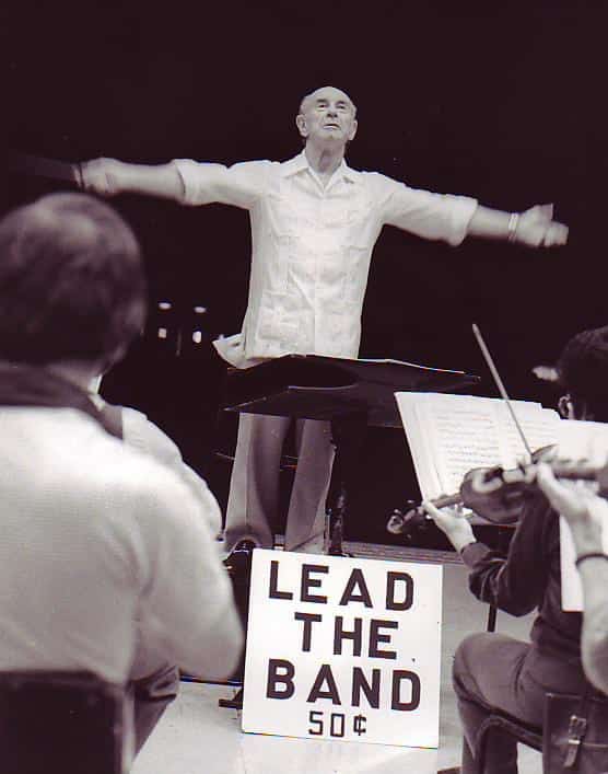 Vintage shot: Telling a conductor what he’s worth