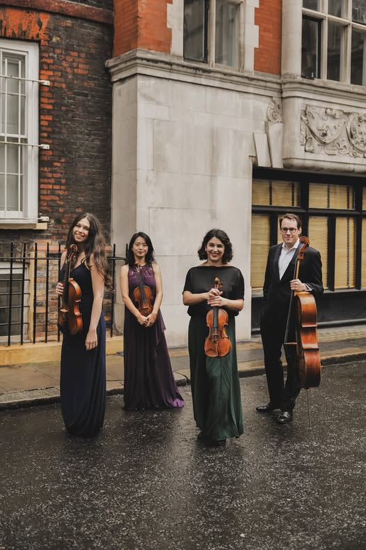 String quartet swaps half its players