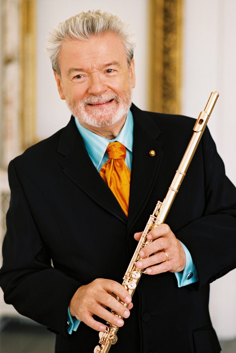 Just in: James Galway, 85, sells off his golden flutes